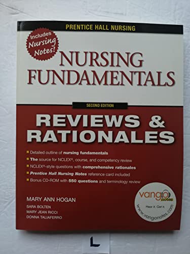 Stock image for Prentice Hall Reviews & Rationales: Nursing Fundamentals (2nd Edition) for sale by Ergodebooks