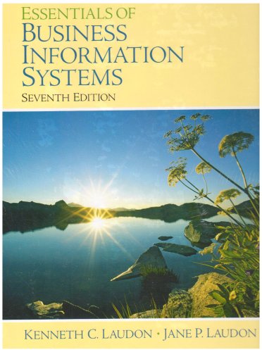 Stock image for Essentials of Business Information Systems 7th Edition for sale by The Book Spot