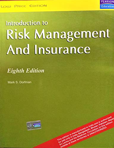 Imagen de archivo de Introduction to Risk Management and Insurance a la venta por ThriftBooks-Dallas