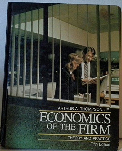 Imagen de archivo de Economics of the firm: Theory and practice a la venta por SecondSale