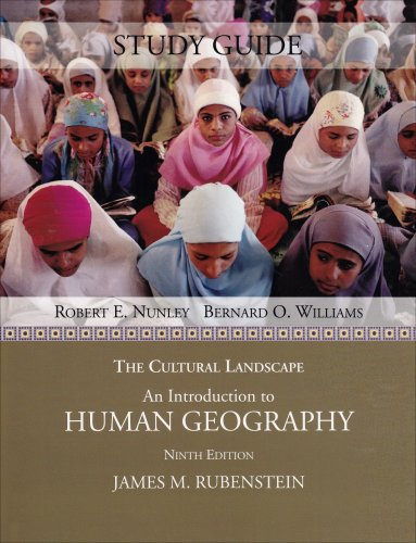 Stock image for The Cultural Landscape: An Introduction to Human Geography, Study Guide for sale by SecondSale