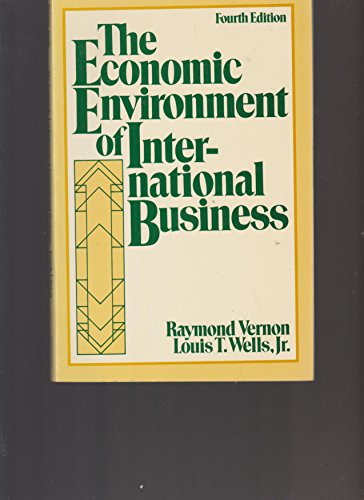 Stock image for The economic environment of international business for sale by Wonder Book