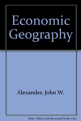 Stock image for Economic geography for sale by Wonder Book