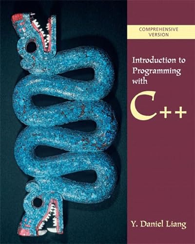 Beispielbild fr Introduction to Programming Using C++, Comprehensive zum Verkauf von Better World Books