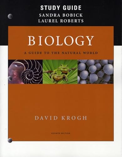 Imagen de archivo de Study Guide for Biology: A Guide to the Natural World a la venta por HPB-Red