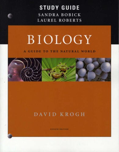 Stock image for Study Guide for Biology: A Guide to the Natural World for sale by HPB-Red