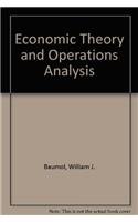 Stock image for Economic Theory and Operations Analysis for sale by Anybook.com