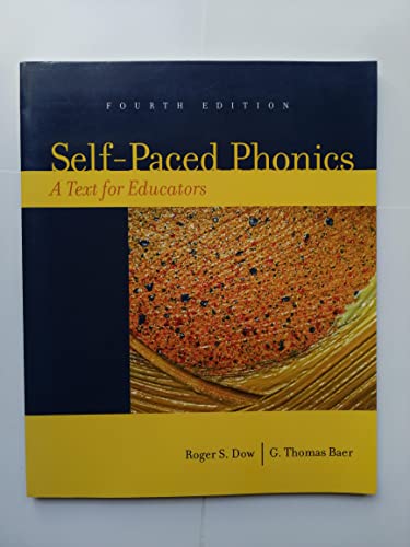 Imagen de archivo de Self-Paced Phonics : A Text for Educators a la venta por Better World Books
