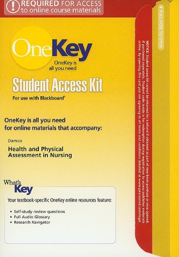 9780132277204: Health and Physical Assessment in Nursing (OneKey)