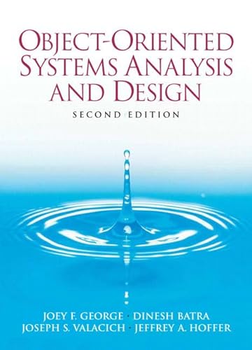 Imagen de archivo de Object-Oriented Systems Analysis and Design a la venta por Once Upon A Time Books