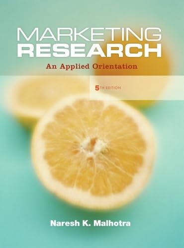 9780132279468: Marketing Research: An Applied Orientation