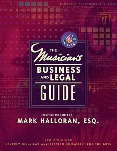 Beispielbild fr Musician's Business and Legal Guide zum Verkauf von Better World Books
