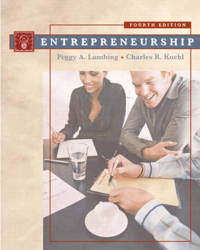 Beispielbild fr Entrepreneurship (4th Edition) zum Verkauf von Wonder Book