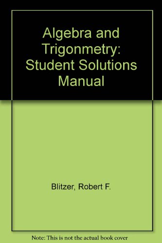 Imagen de archivo de Algebra and Trigonmetry a la venta por HPB-Red