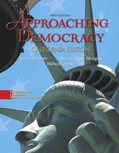 9780132282697: Approaching Democracy: California Edition