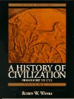 Beispielbild fr History of Civilization, A: Prehistory to 1715 (Vol. I) zum Verkauf von Goodwill of Colorado