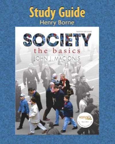 Stock image for Study Guide for Society: The Basics for sale by The Book Cellar, LLC