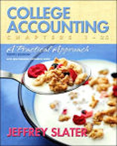 Beispielbild fr College Accounting: Study Guide Working Papers, Chs. 13-25 (Chapters 13-25) zum Verkauf von Blue Vase Books