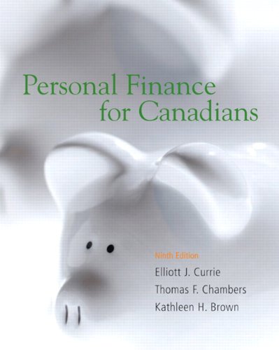 Imagen de archivo de Personal Finance for Canadians (9th Edition) a la venta por Irish Booksellers