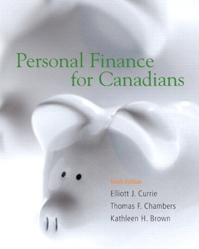 Personal Finance for Canadians (9th Edition)
