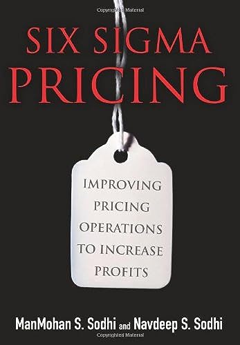 9780132288521: Six Sigma Pricing: Improving Pricing Operations to Increase Profits