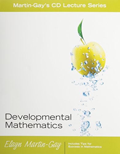 Imagen de archivo de CD Lecture Video for Developmental Mathematics a la venta por BooksRun