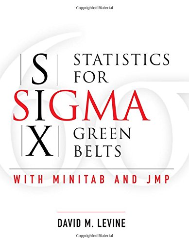 9780132291958: Statistics for Six Sigma Green Belts with Minitab and JMP
