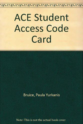 9780132294065: ACE Student Access Code Card