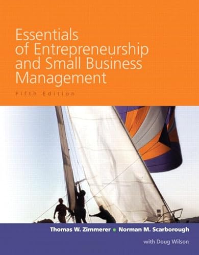 Stock image for Essentials of Entrepreneurship and Small Business Management for sale by ThriftBooks-Dallas