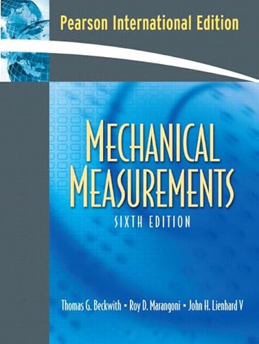 Mechanical Measurements: International Edition (9780132296076) by [???]