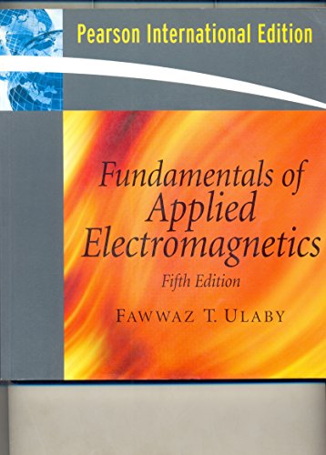 9780132296304: Fundamentals of Applied Electromagnetics 2007