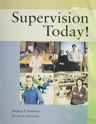 Stock image for Supervision Today! for sale by Iridium_Books