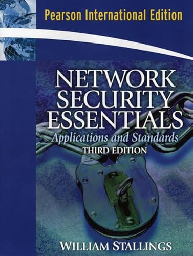 Beispielbild fr Network Security Essentials: Applications and Standards: International Edition zum Verkauf von Books for Amnesty Bristol