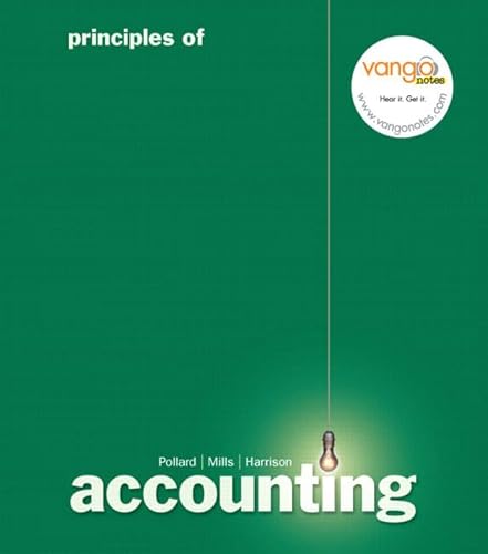 Principles of Accounting. - Pollard, Meg