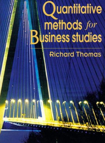 9780132311199: Quantitative Methods for Business Studies