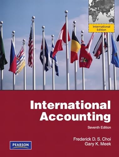 Beispielbild fr International Accounting : International Edition zum Verkauf von Better World Books Ltd