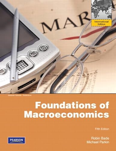 Stock image for Foundations of Macroeconomics: International Edition for sale by Revaluation Books