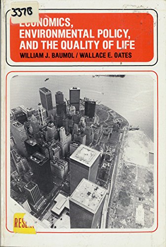 9780132313575: Economics, Environmental Policy, and the Quality of Life