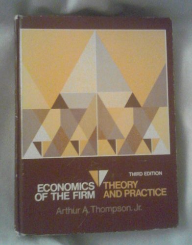 Imagen de archivo de Economics of the Firm : Theory and Practice a la venta por Better World Books
