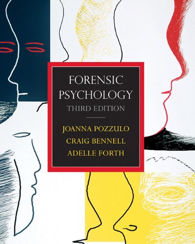 Imagen de archivo de Forensic Psychology a la venta por Better World Books