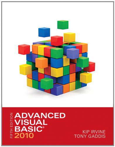 Imagen de archivo de Advanced Visual Basic 2010 a la venta por Better World Books: West