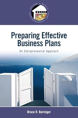 Stock image for Preparing Effective Business Plans: An Entrepreneurial Approach for sale by Goodwill Books