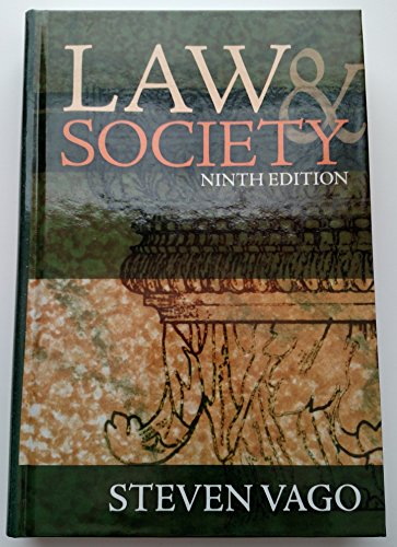 9780132318853: Law and Society: United States Edition