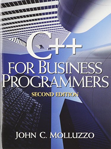 Microsoft's Visual C++ Version 6, Introductory Edition Software + C++ for Business Programmers (9780132319232) by Molluzzo, John C.