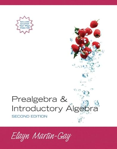 Prealgebra & Introductory Algebra (case binding) (2nd Edition) - Martin-Gay, K. Elayn
