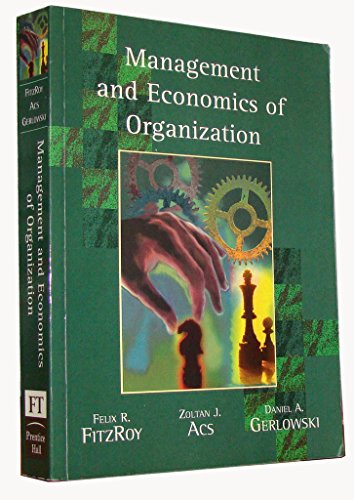 Stock image for Management and Economics of Organization for sale by Better World Books Ltd