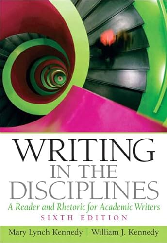Beispielbild fr Writing in the Disciplines: A Reader and Rhetoric for Academic Writers zum Verkauf von HPB-Red