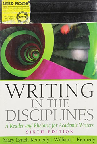 Beispielbild fr Writing in the Disciplines (A Reader and Rhetoric for Acedemic Writers) Instructor's Review Copy 6th ed zum Verkauf von Better World Books