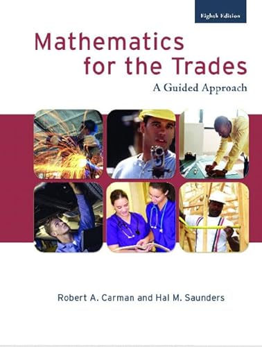 Stock image for Mathematics for the Trades: A Guided Approach for sale by HPB-Red
