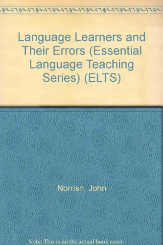 9780132322812: ELT: Language Learners and Their Errors